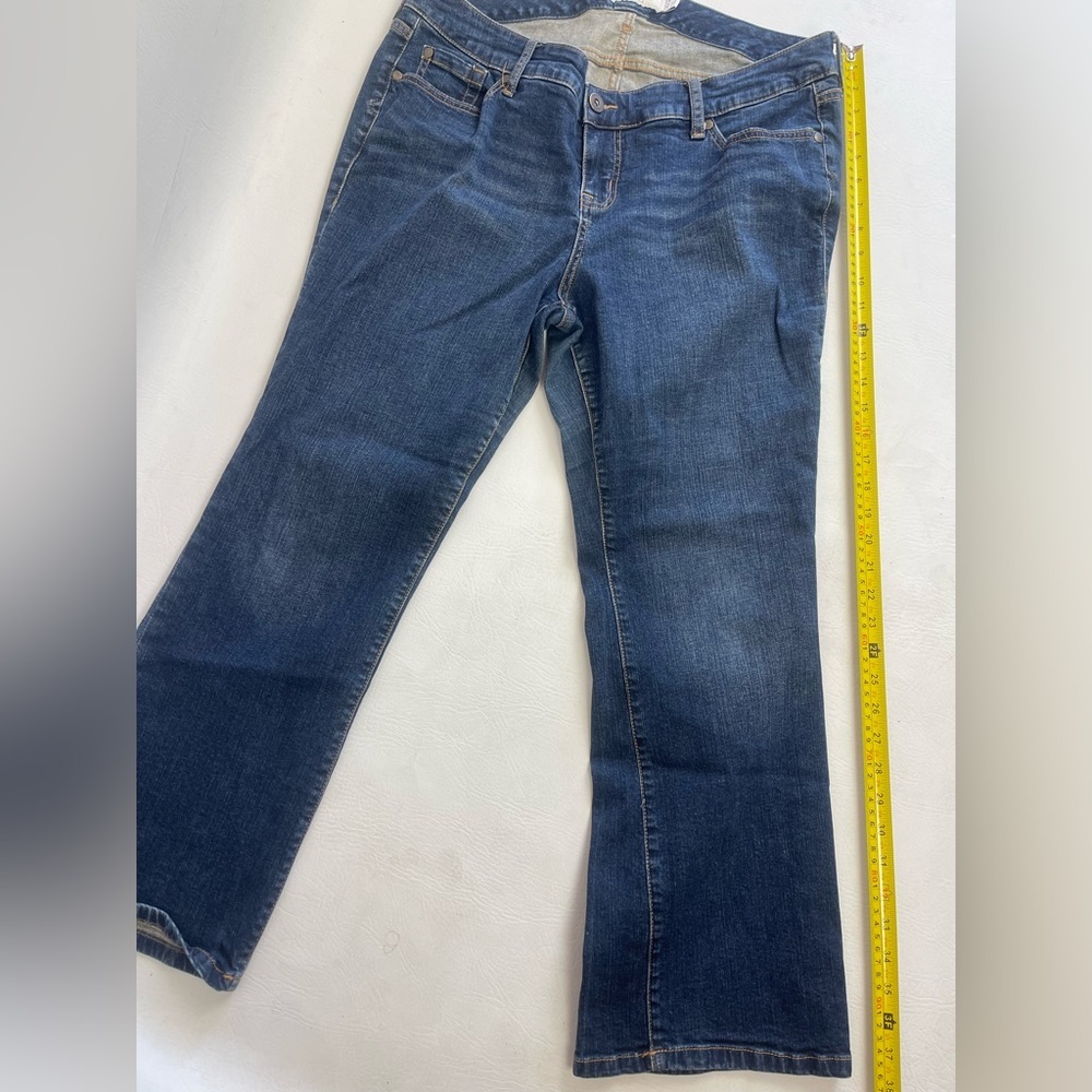 Torrid Women’s Flare Jeans Size 14XS – Dark Blue Denim Wash - Picture 11 of 14